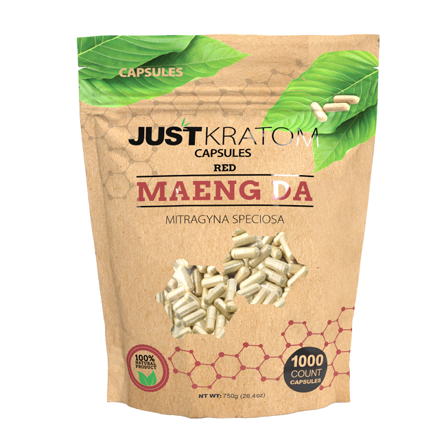 Kratom _ RED MAENG DA _ 1000mg CAPSULE _ 650x650