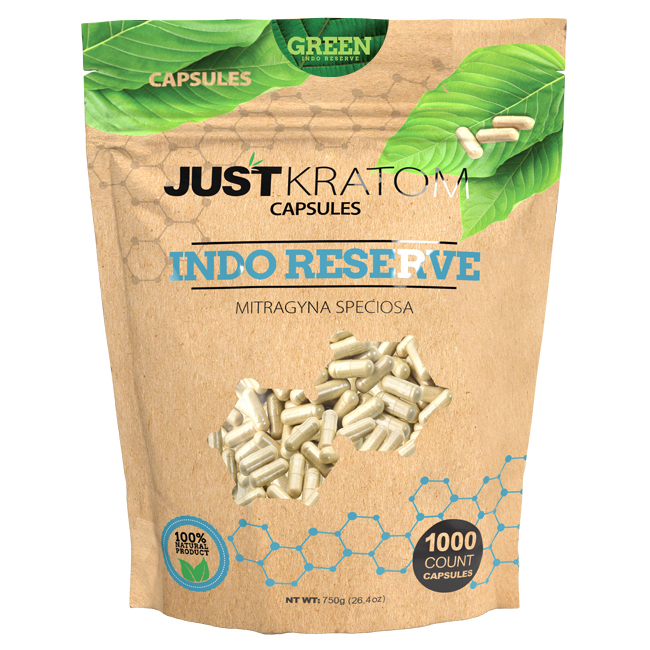 Kratom _ GREEN Indo Reserve _ 1000mg CAPSULE _ 650x650